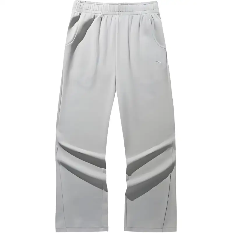 Anta Variety Training Collection Knitted Sweatpants Women's Pearlescent Gray