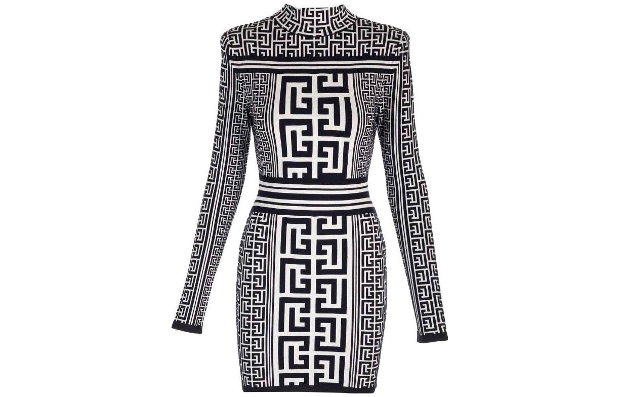 Женское платье BALMAIN BALMAIN (черно-золотое)