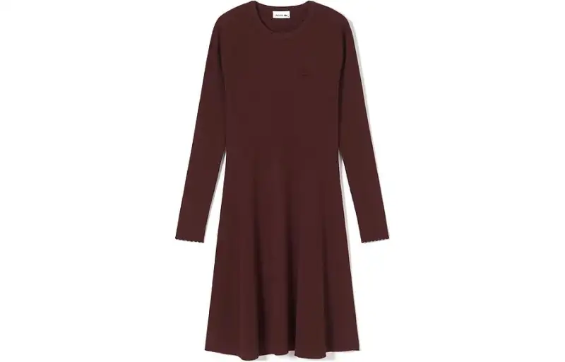 LACOSTE Long Sleeved Dress Women's