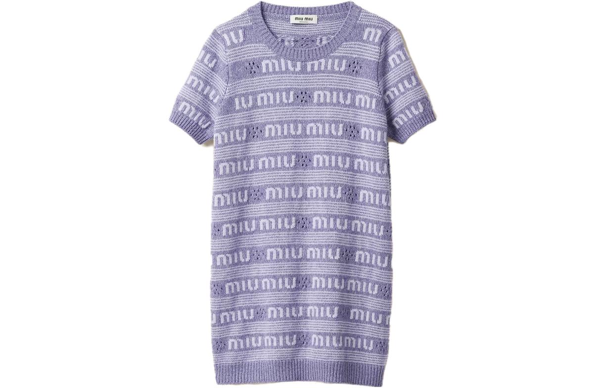 Женское платье Miu Miu (фиолетовое)