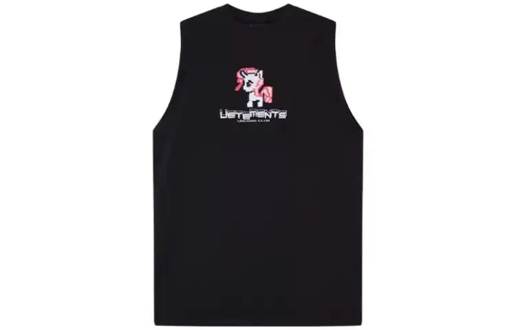 Vetements Sleeveless Dress Women's Black