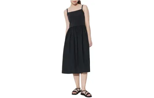 UNIQLO Slip Dress Women's Black