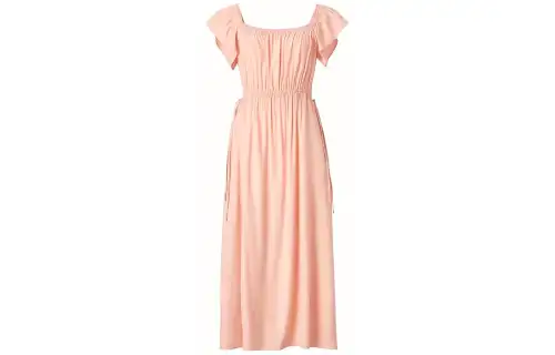 UNIQLO SS24 Short Sleeved Dress Women's Pink