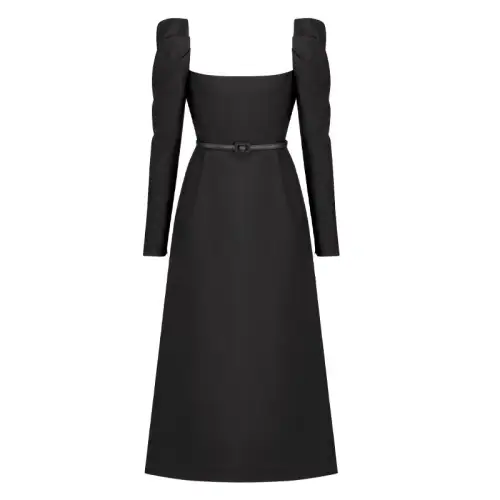 DIOR Long Sleeved Dress Women's Black