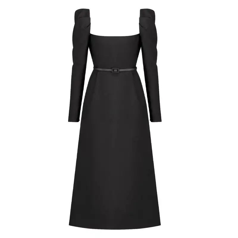 DIOR Long Sleeved Dress Women's Black