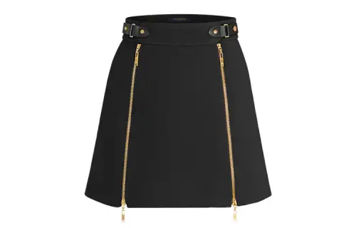 LOUIS VUITTON Casual Short Skirts Women's Black