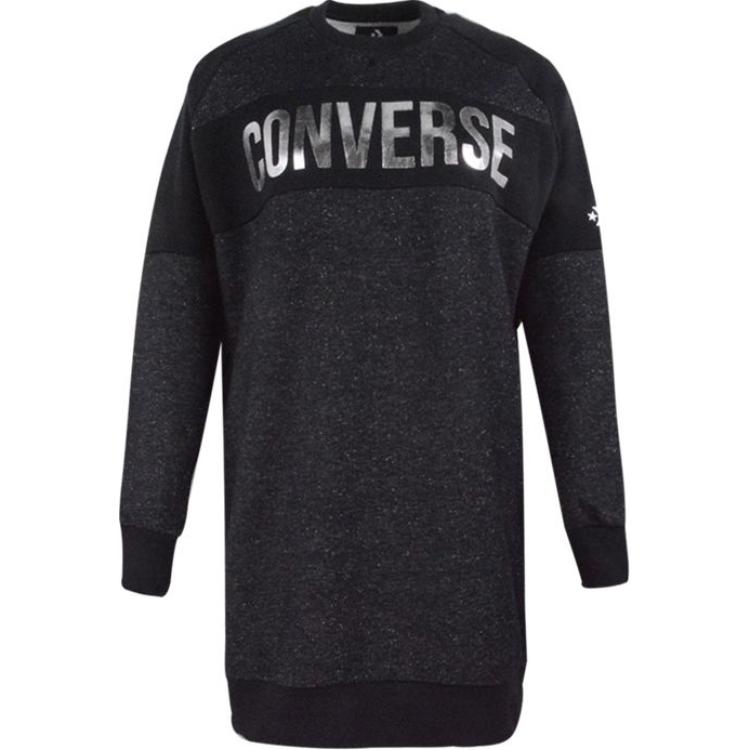Женское платье Converse Lurex Dress (темно-черное)