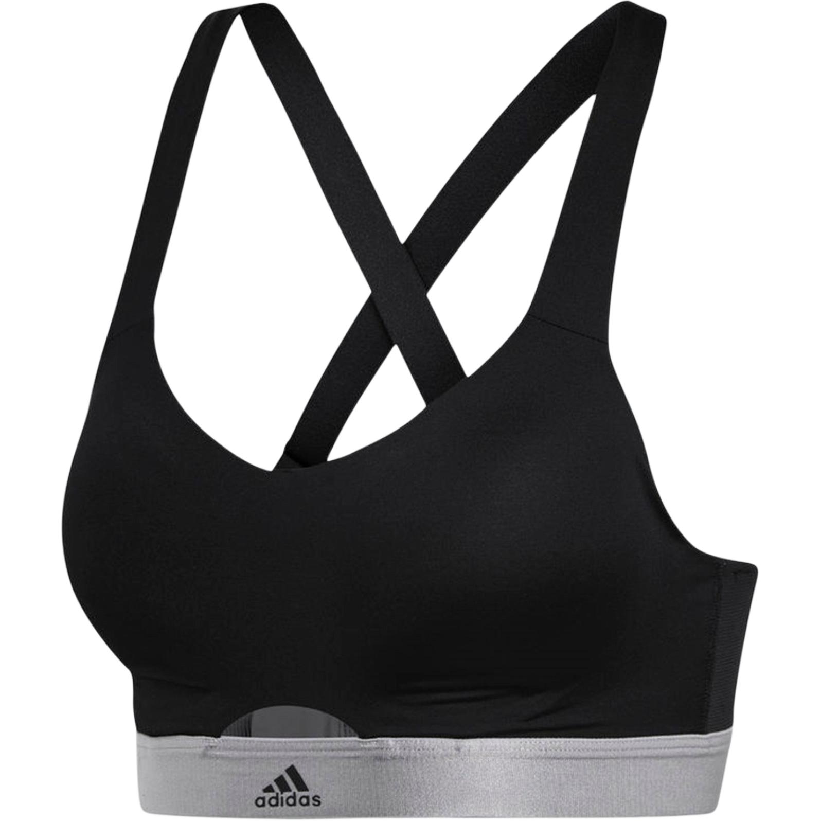 Женский топ adidas (черно-угольный)