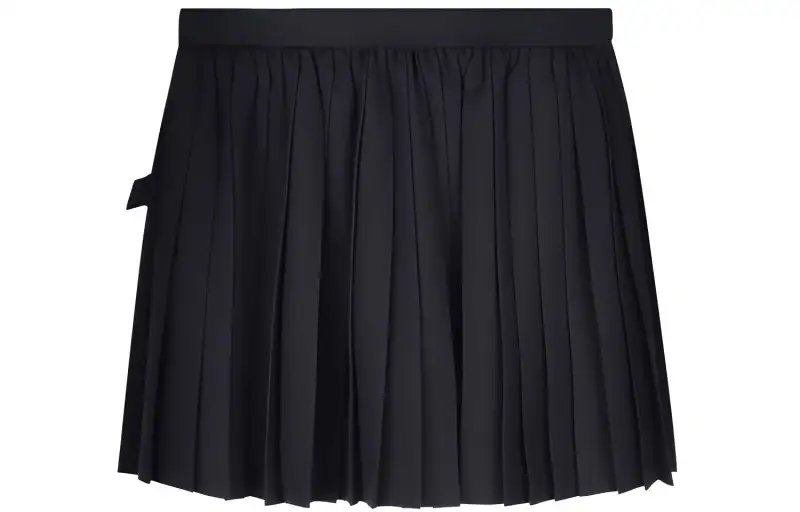 Balenciaga Casual Short Skirts Women's Black Thin Short A Line Skirt