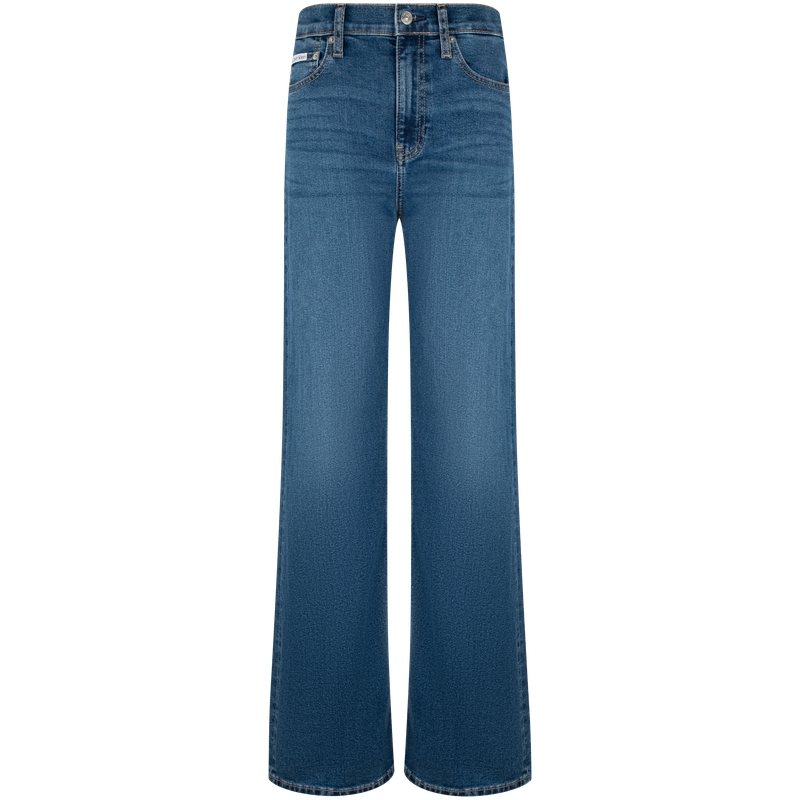 Женские джинсы CALVIN KLEIN Jeans Wide-Leg (синие)