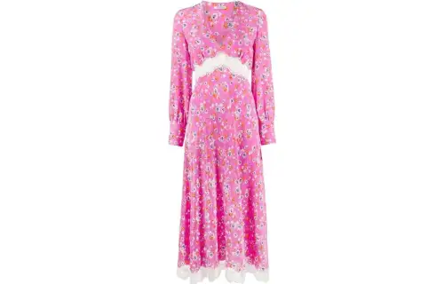MIU MIU Long Sleeved Dress Women's Pink