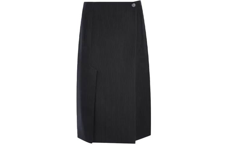 PRADA FW21 Casual Long Skirt Women's Blue