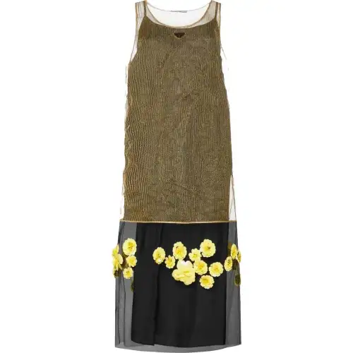 PRADA Sleeveless Dress Women's Umber