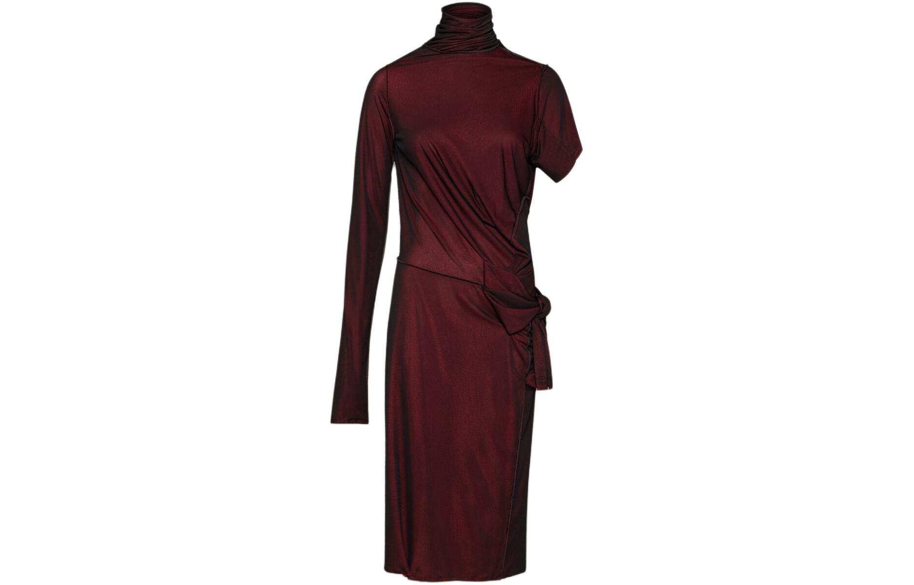 Maison Margiela Asymmetric Sleeved Dress