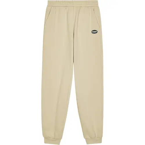 Skechers Fleece Lined Elastic Cuff Thermal Windproof Knitted Sweatpants Women's Irish Cream