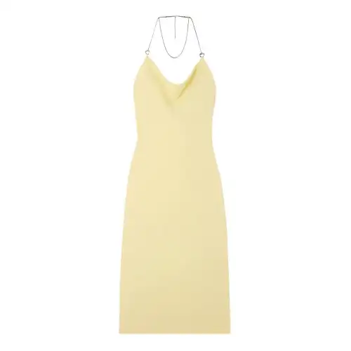 Bottega Veneta Chain Detailed Midi Dress