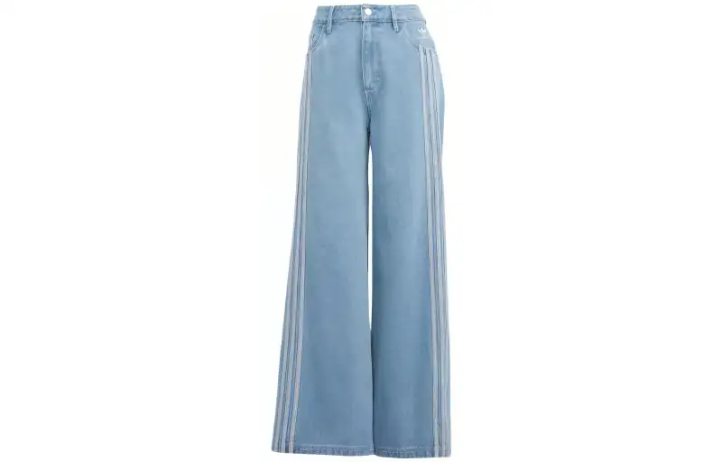 Adidas Originals Hot Girl Collection Jeans Women's Light Blue
