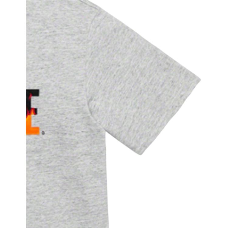 Футболка Supreme FW19 Flame S/S Top (серая) — фото 2