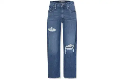 Levis Jeans Women's Blue Moderate Straight Fit Pants
