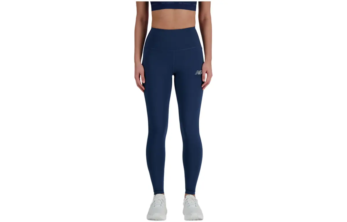New Balance Sleek High Rise Legging 27' Leggings Women's Blue