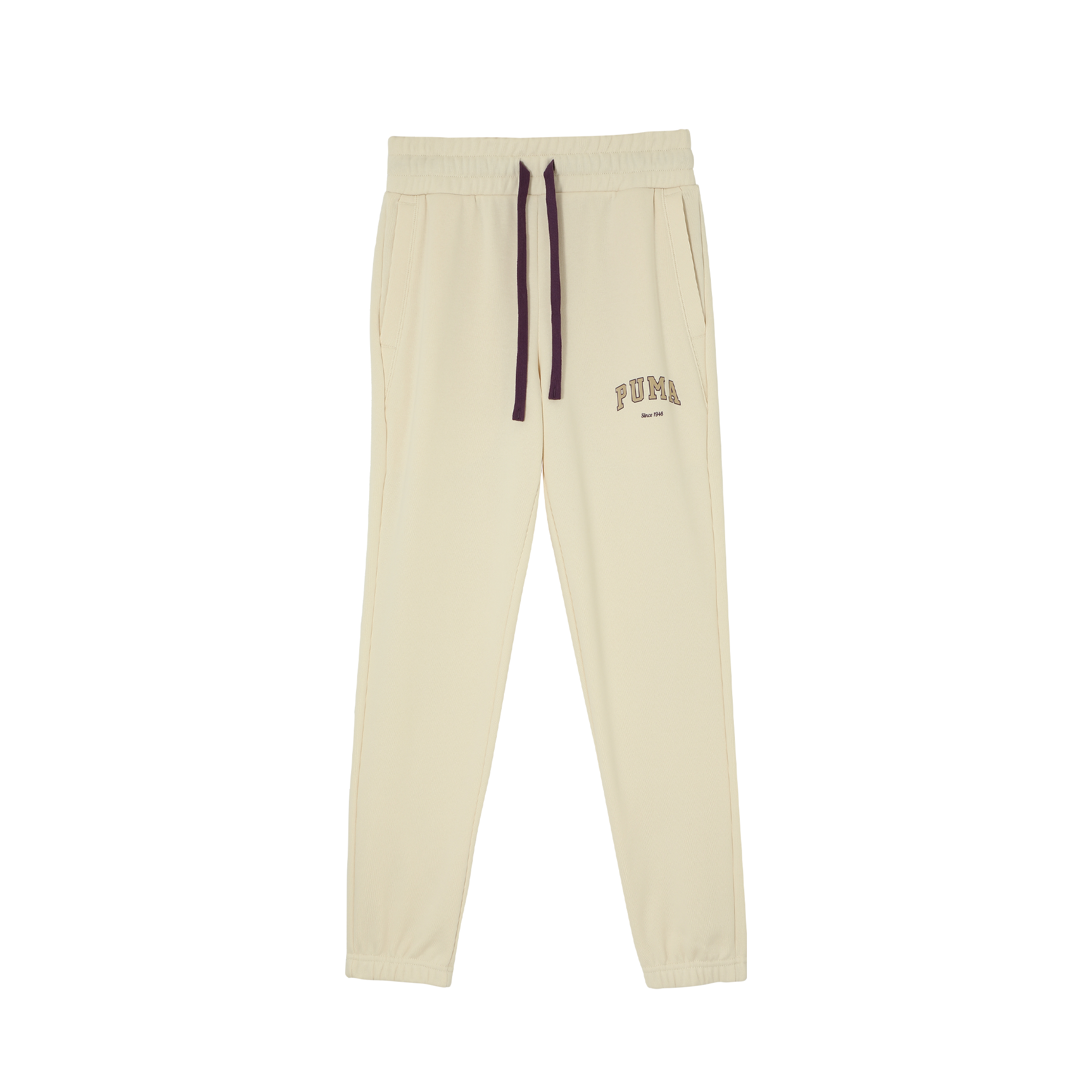 Женские спортивные штаны PUMA Varsity Sweatpants FL W (бежевые)