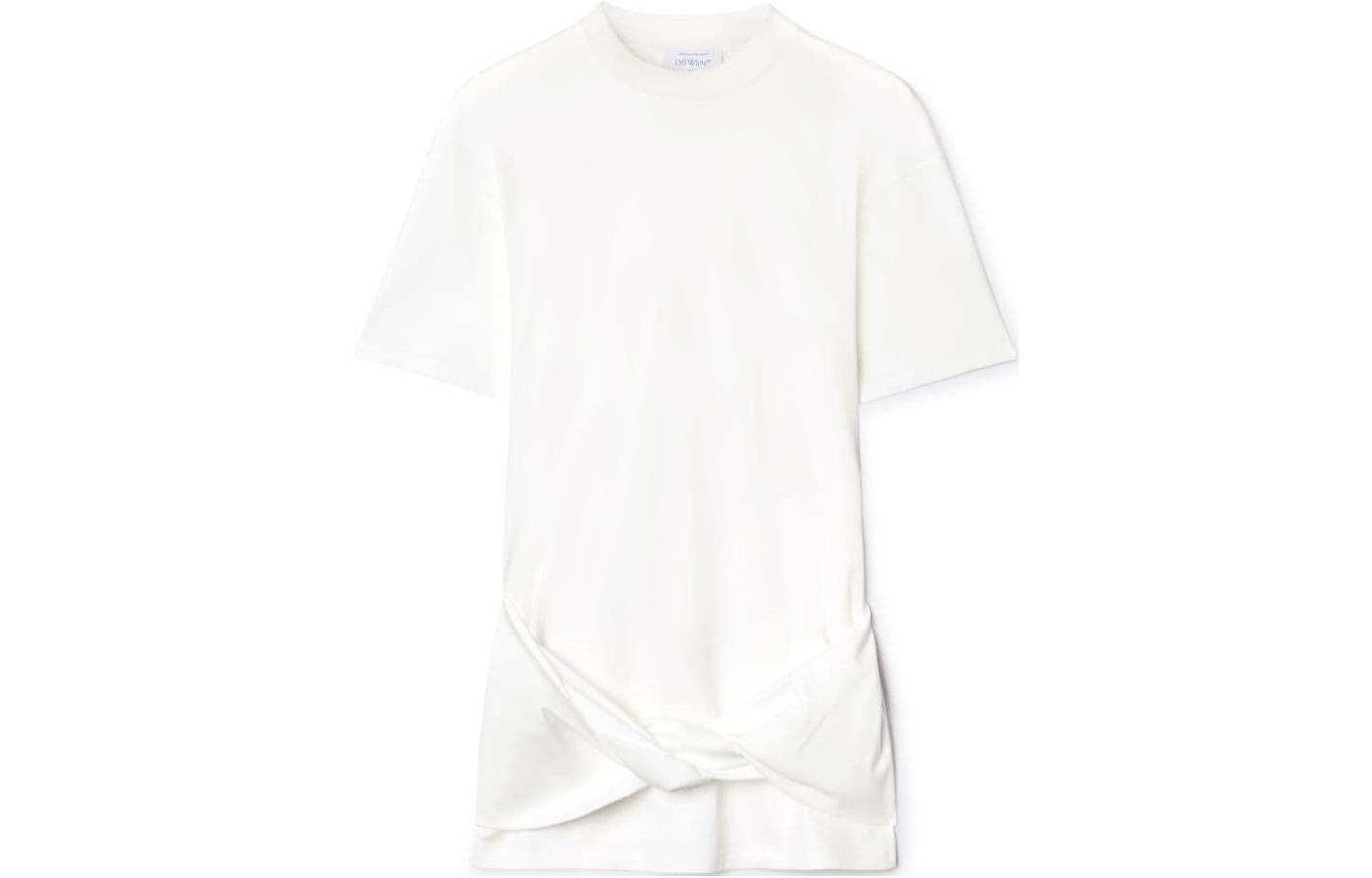 OFF WHITE Arrow Twisted T Shirt Dress
