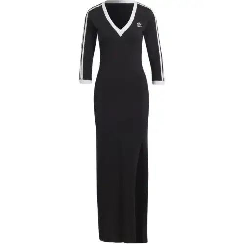 adidas originals Adicolor Classics 3-stripes Maxi Dress Black