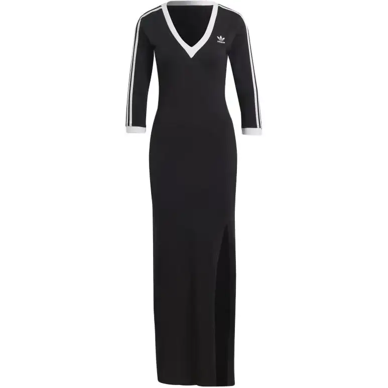 adidas originals Adicolor Classics 3-stripes Maxi Dress Black