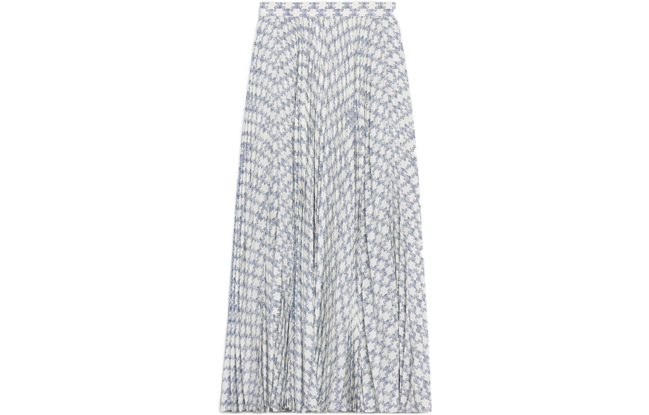 CELINE SS22 Casual Long Skirt Women's White
