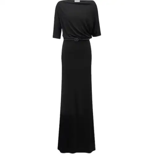 DIOR SS24 Short Sleeved Dress Women's Black