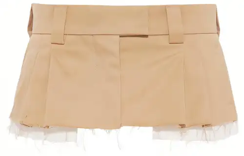 MIU MIU SS22 Casual Short Skirts Women's Khaki