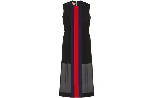 GUCCI SS24 Sleeveless Dress Women's Black