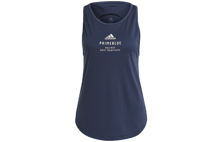 Adidas Sleeveless Sports Shirts Women’s Navy Blue Racerback