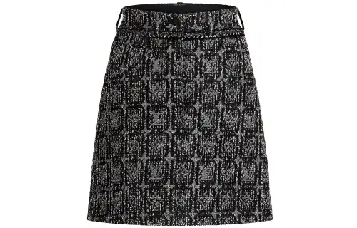 LOUIS VUITTON Casual Short Skirts Women's Gray