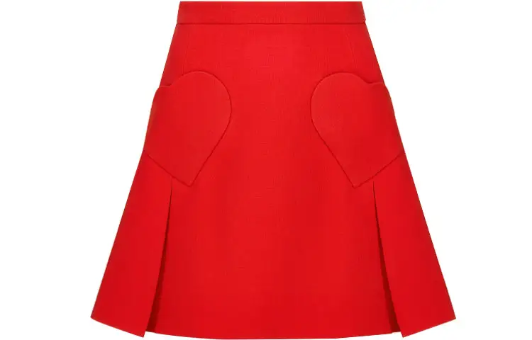 DIOR Quarterly New Products Casual Short Skirts Women's Red