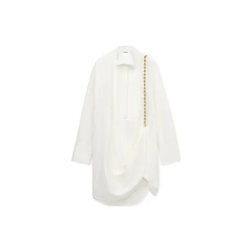LOEWE FW23 Long Sleeved Dress Women's White