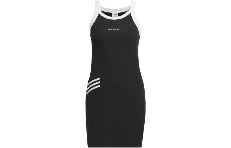 Adidas Originals Sleeveless Dress Japan Version Women's Black