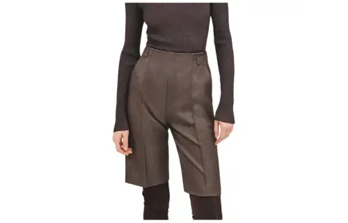 HERMES Casual Shorts Women's Brown