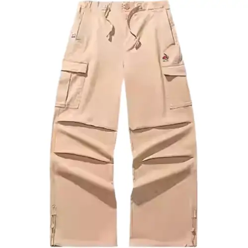 Anta x Kirsh Life Collection Cargo Pants Women's Cream Apricot Coffee