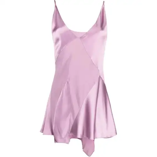 Maison Margiela panelled satin minidress