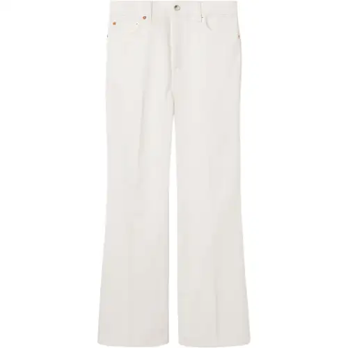 GUCCI Cropped Flared Denim Pants