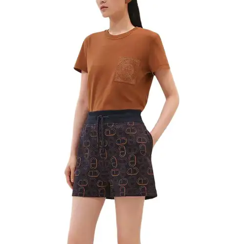 HERMES SS25 Casual Shorts Women's Multicolor