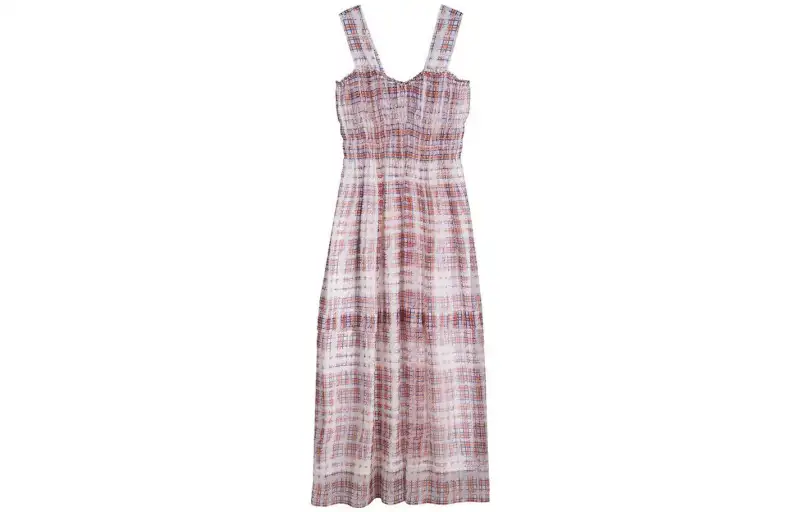 Burberry Sleeveless Dress Women's Multicolor
