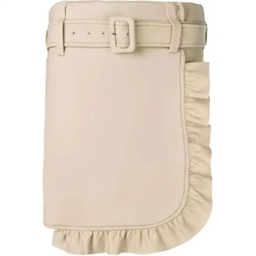 PRADA FW21 Casual Short Skirts Women's Khaki