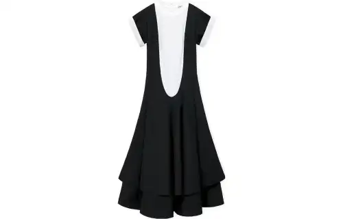 LOEWE SS24 Short Sleeved Dress Women's Multicolor