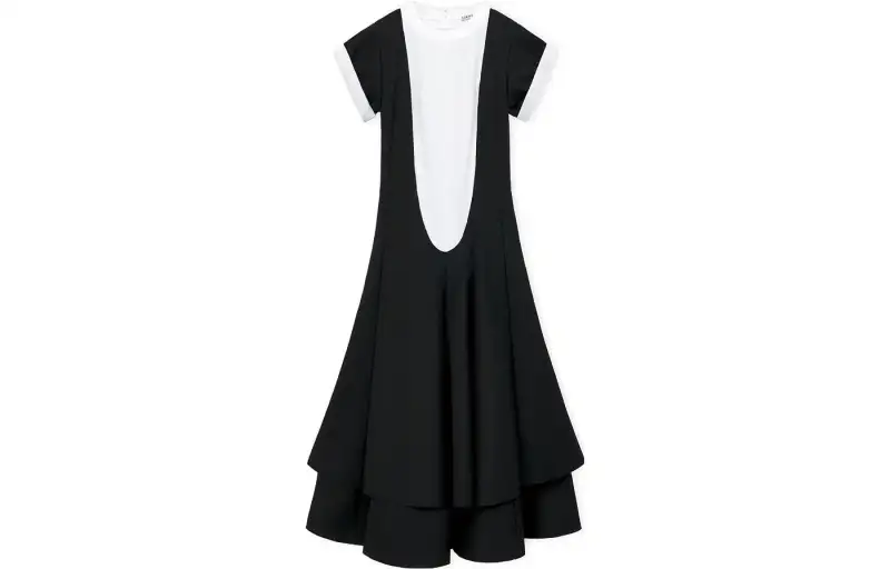LOEWE SS24 Short Sleeved Dress Women's Multicolor