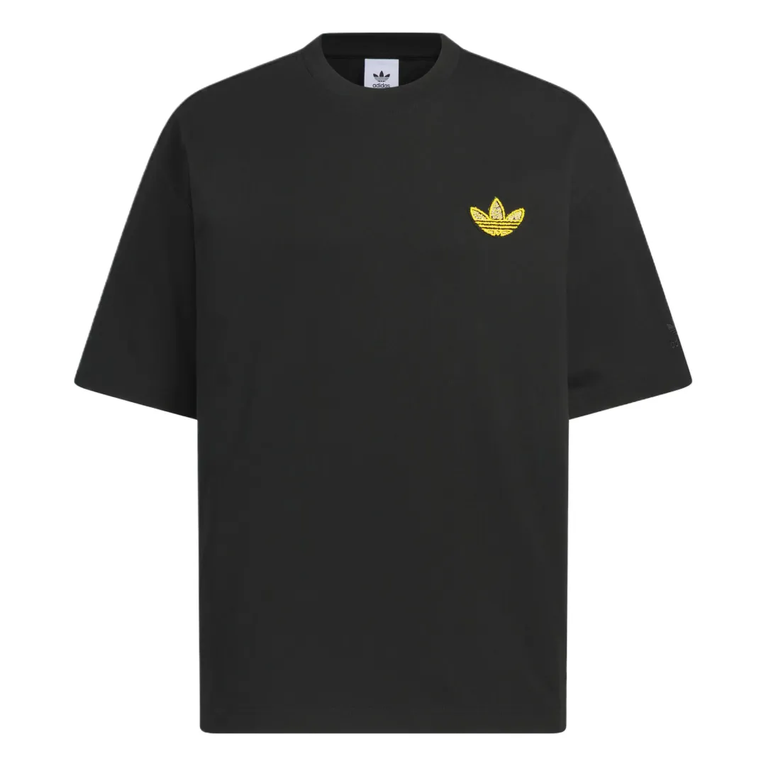 Adidas Originals TREFOILGRAPHICT SHIRT T Shirt Men's Black