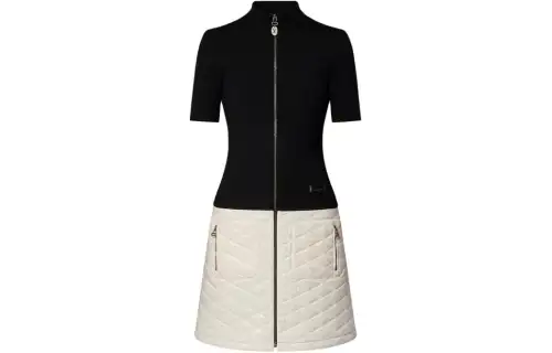 LOUIS VUITTON Malletage Accent Zip-Up Dress