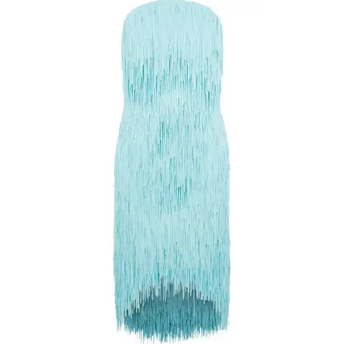 Bottega Veneta SS23 Sleeveless Dress Women's Blue