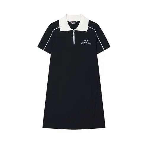 FILA ORIGINALE Short Sleeved Dress Women's Legend Blue